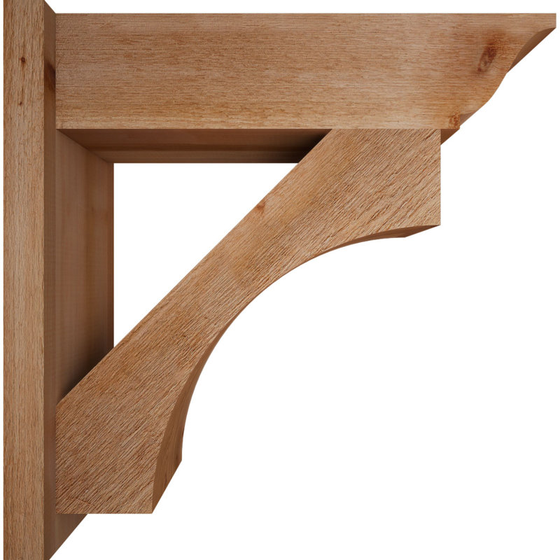 Persienne en bois Westlake, P 28 po x H 28 po, Cèdre rouge de l'Ouest de 8 po (sciage brut)