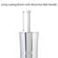 Porte-brosse de toilette en acier inoxydable Moda At Home-111178281