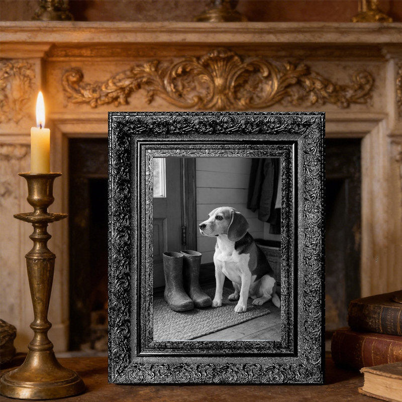 Cadre 11 pi x 14 po noir 1PC pour présentation de photos d'animaux, Black, 1, 11" W x 14" H