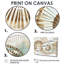 Beige bohémien bohémien mandala spirale I - décoration murale mosaïque boho-790312048-790312037