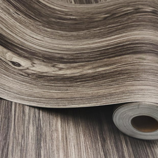 Largeur de 11,8 po, longueur du rouleau complet de 394 po - Conception polyvalente pour tout espace, revêtement de sol en vinyle auto-adhésif