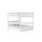 Full Over Full Bunk Bed with Trundle, Ladder and Guardrails-1546068685