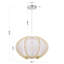 Lustre géométrique en bois Beavin