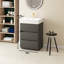 Meuble-lavabo autoportant à simple cuve 24 po Rokeya-580153394-580153395
