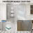 56-60" W x 58" H Frameless Bathtub Sliding Doors, Glass Shower Door for Tub with 5/16" (8mm) Clear SGCC Tempered Glass, Chrome Finish Shower Doors, Reversible Installation-97732303