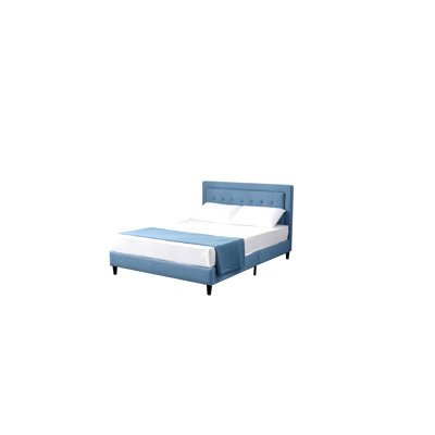 Lit plateforme tapissier Poplar