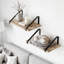 Tablettes flottantes profondes pour rangement mural et présentoir, grandes tablettes en bois rustique pour l'organisation de la maison et du bureau dans plusieurs pièces-1088751561