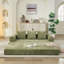 Canapé-lit pliant convertible confortable, canapé-lit sur pied, canapé sur pied en chenille avec accoudoirs, canapé-lit sur pied-1316093579