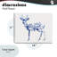 Plaque murale Graceful Toile Deer, par Lettré et doublé