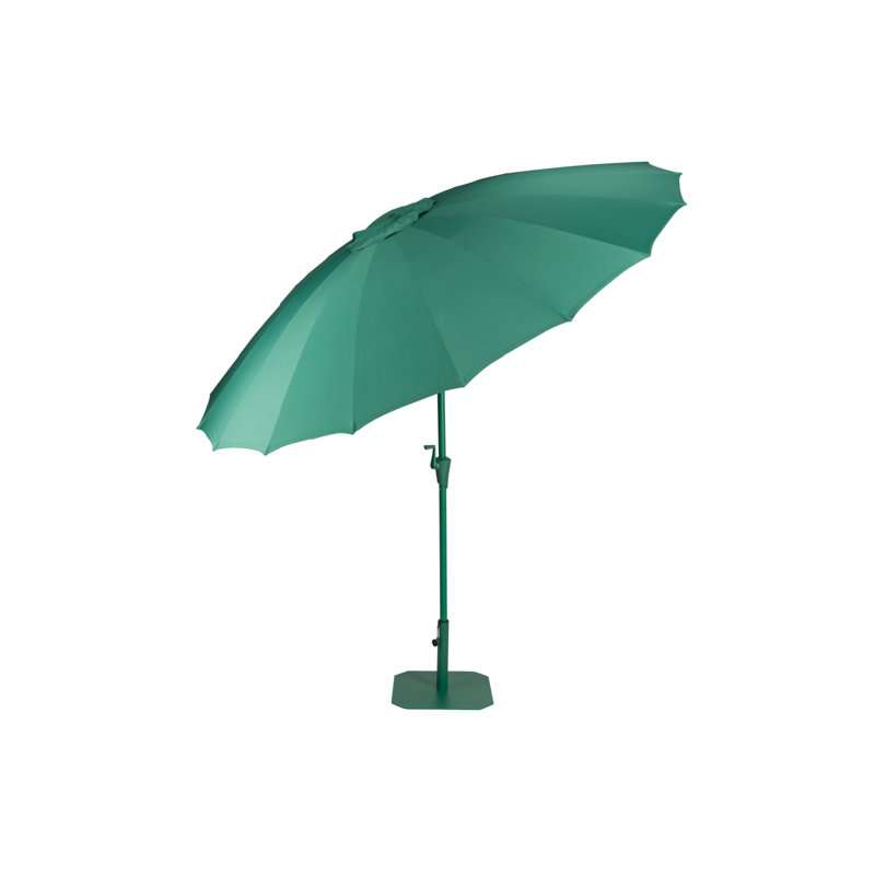 Outdoor Umbrella 98'' W Umbrella, Green