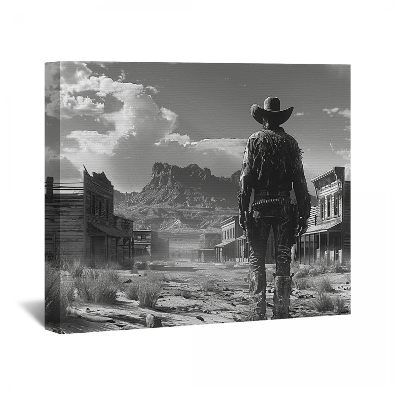 Papier peint Cowboy, H 11 po x l 14 po
