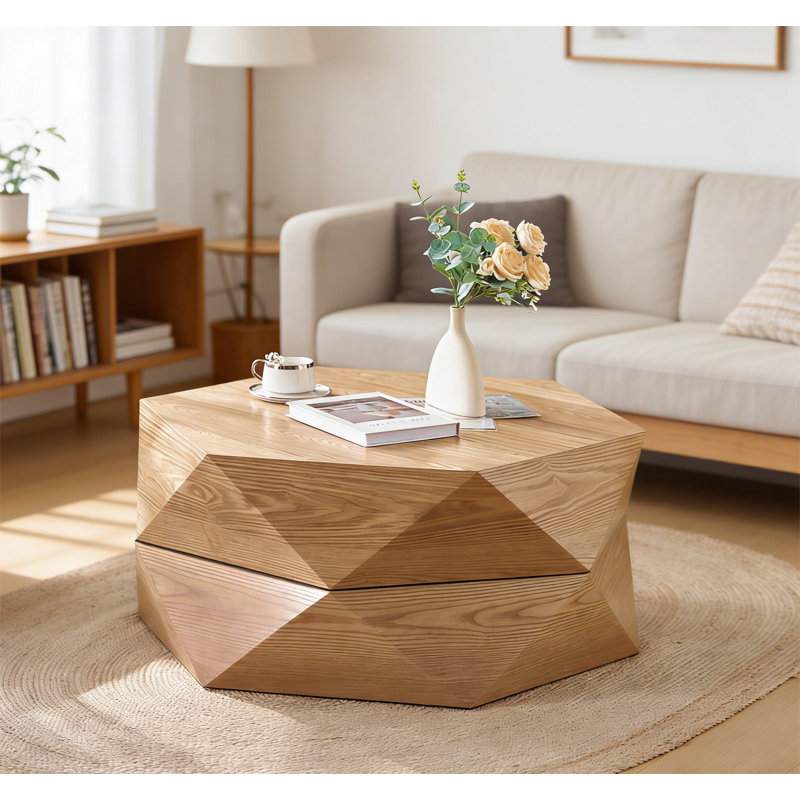 Table basse 36,61 po, Naturel