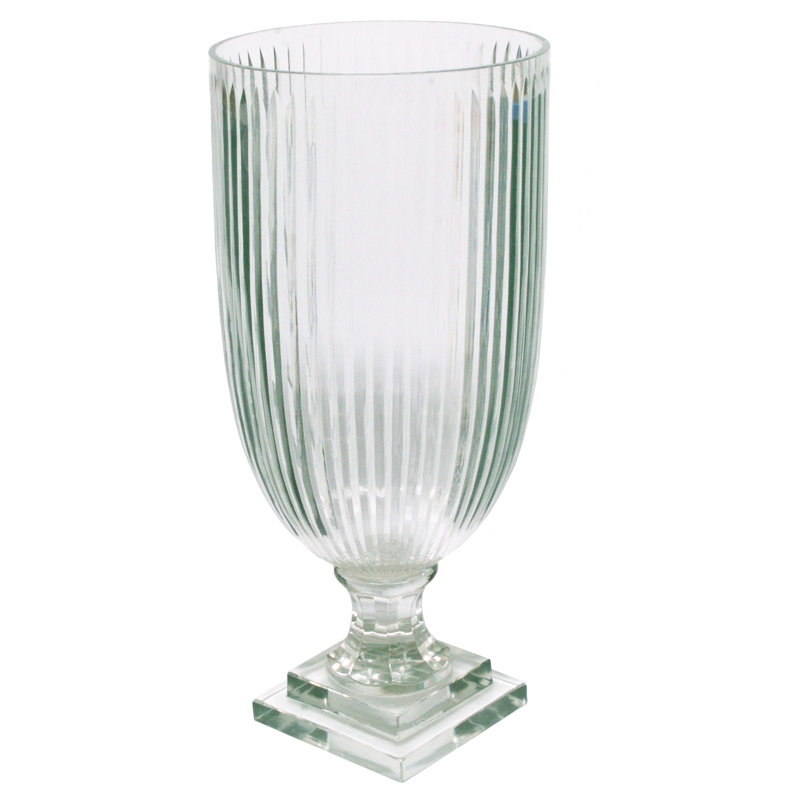 Vase de table à rayures coupées Jobe