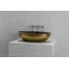 Vast Studio Vessel Sink – Oval Countertop Basin with Smooth Interior, Metallic Luxury Finish & Modern Spa-Inspired Sculpted Design-1959489848