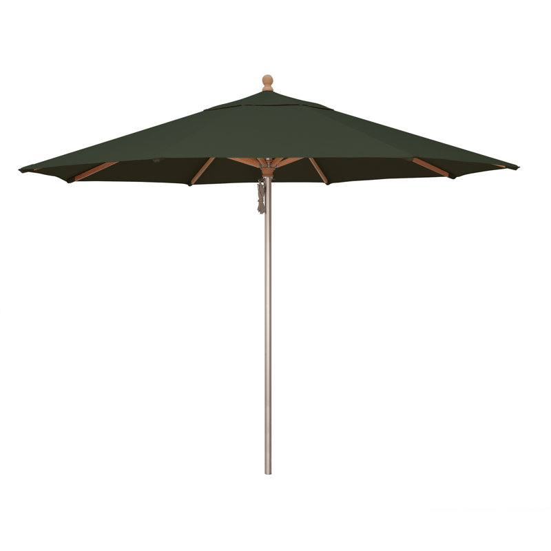 Parasol de marché 11 pi Darlington, Toile Sunbrella® vert forêt