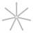 Modern Silver Ceiling Fan With Led Light And Remote 7 Aluminum Blades-651835683