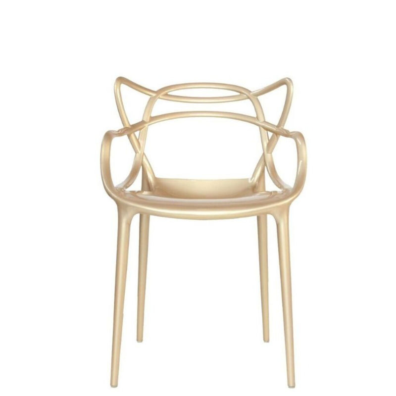 Monte 18.5'' H Stacking Armchair, 1, Gold