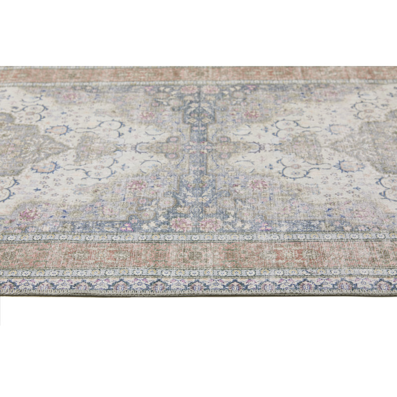 Wynward Oriental Machine Printed Area Rug, Rectangle 80 x 150cm