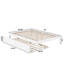 Lit plateforme robuste en bois massif avec lit gigogne Aayanna-448667738-447822416