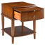 Table d'appoint moderne avec rangement