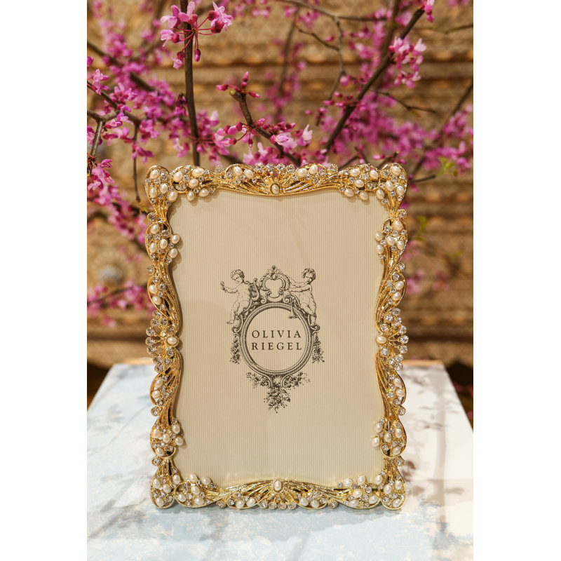 Audrey Metal Picture Frame, 5" x 7", Gold