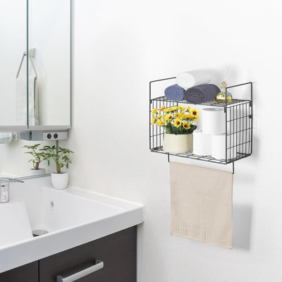 2 Piece Metal Bracket Shelf