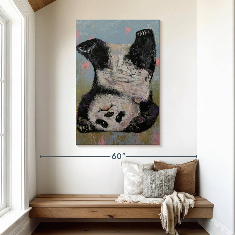 Brampt Panda Headstand, 48" H x 32" W