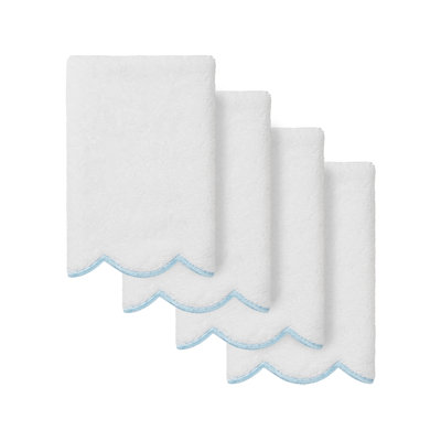  Ensemble de serviettes 100% coton turc ADORNIA 4PC Fingertip