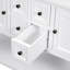 Console de rangement rétro avec quatre petits tiroirs et une tablette inférieure pour les salons, les entrées et les cuisines-1027962447-1027962446-1027962455