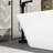 59" White Acrylic Freestanding Bathtub