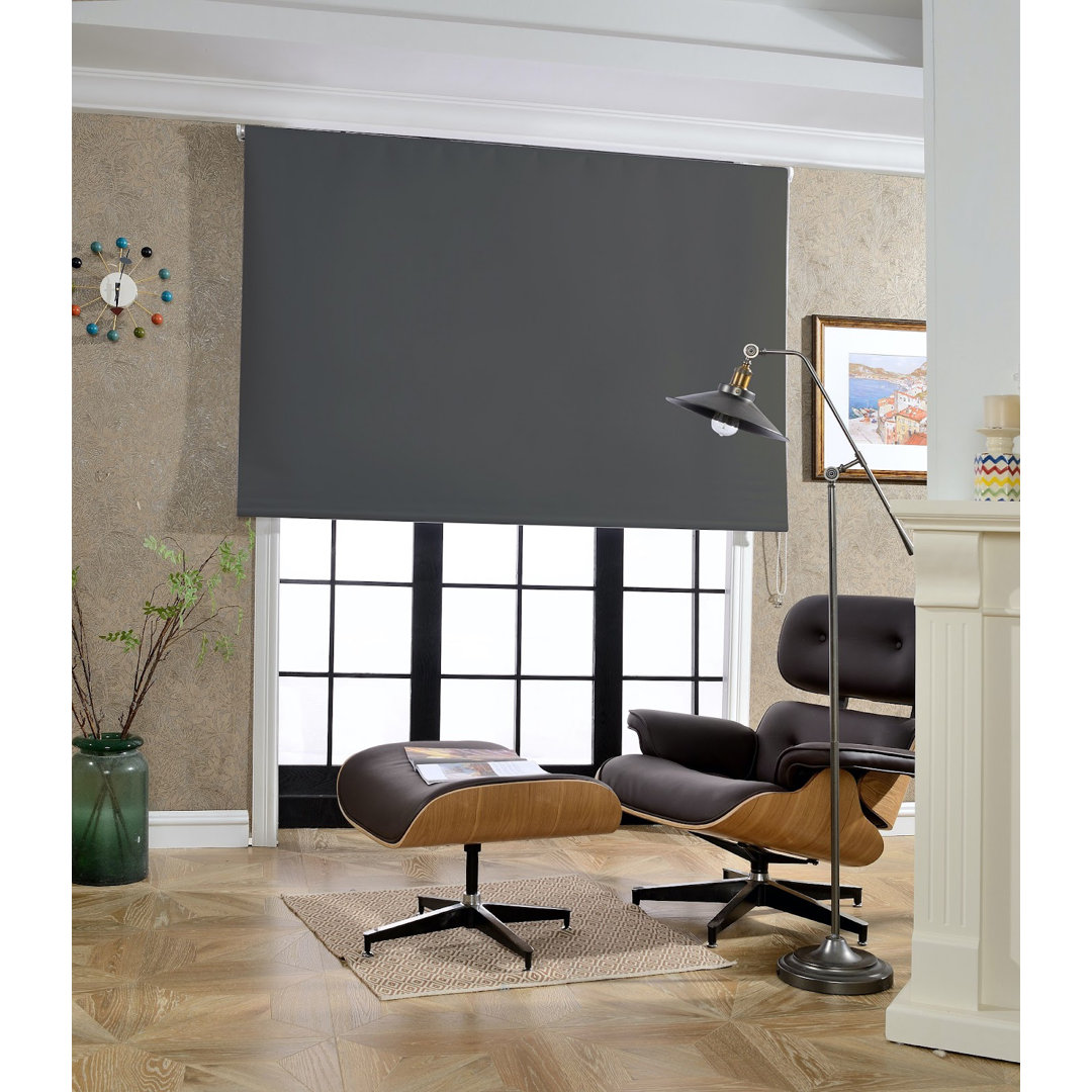 Thermal Blackout Roller Blind - Trimmable Cut to Size - Heavy Duty Metal Tube