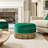 Yolanda 24" Round Upholstered Accent Ottoman-315098756