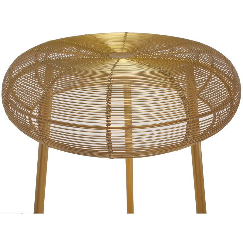 Tuscany Whitton Counter & Bar Stool, Bar Height (30.5" Seat Height), Gold