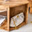 Hexagonal MDF Coffee Table, Characteristic Wood Grain Pattern Stickers, Multi-Hole Design To Give More Storage Space, Simple And Convenient Design Makes It Suitable For All Kinds Of Style Scenes.-911669282