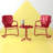 Burley Outdoor Conversation 3 Piece Seating Group-140158924