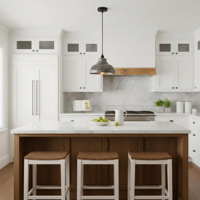 Luminaire suspendu industriel en métal avec cordon réglable Curvy, plafonnier suspendu rétro avec base E26 pour îlot de cuisine, salle à manger, éclairage café