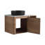 Wall-Mounted Bathroom Vanity With Ceramic Art Sink, And 1-Storage Shelves-941658879-941658876