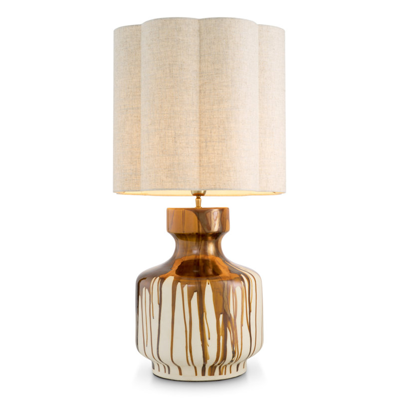 Table Lamp Lorena Incl Shade, Brown