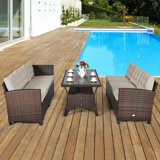 Collegedale 3 Piece Dining Set with Cushions