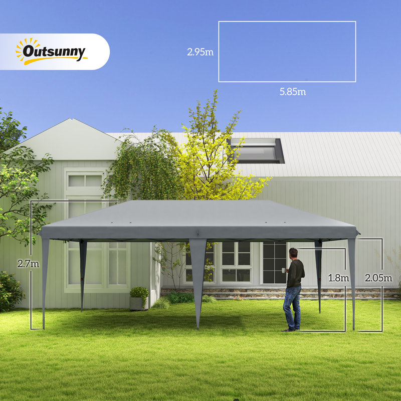 Aytun Pop Up Canopy, Grey