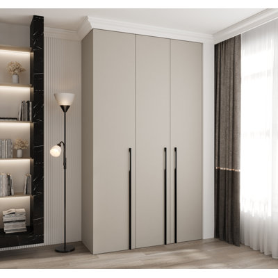 3 Door Manufactured Wood Wardrobe