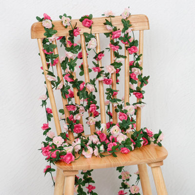 9 Pack 72 FT Artificial Flower Garland