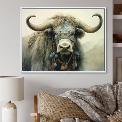Wild Yak III - Yaks, reproduction sur toile