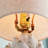 Landover Carciofo Artichoke-Form Hand-Finished Ceramic Table Lamp with Linen Shade in Antique White-215175876-215175877