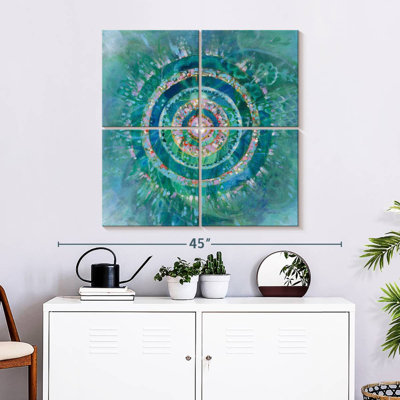 Kerner Teal Ocean Mandala