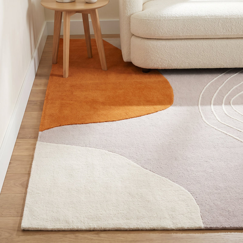 Felipe Wool Abstract Indoor Rug, Rectangle 8' x 10'