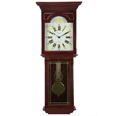 Solid + Manufactured Wood Wall Clock
