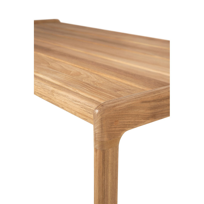 Jack Outdoor Teak Coffee Table, 25.6" x 47.2" x 13.8"