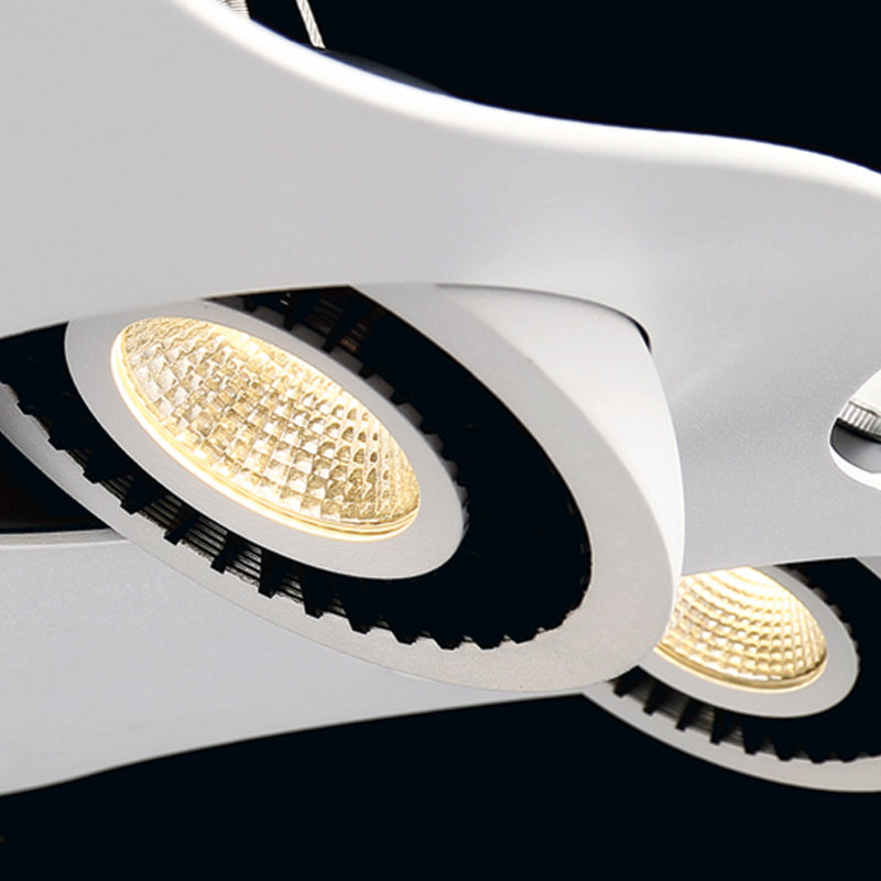 Vision 4 - Light Chrome LED Pendant