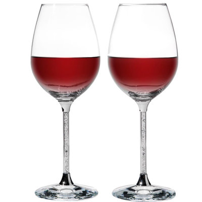 Matashi Crystal Wine Glasses Set 185 Oz LeadFree Clear Crystal Sparkling Wine Wedding Glasses Elegant Crystal Filled Glassware The Perfect Gift Matashi Crystal Wine Glasses Set 185 Oz LeadFree Clear Crystal Sparkling Wine Wedding Glasses Elegant Crystal Filled Glassware The Perfect Gift